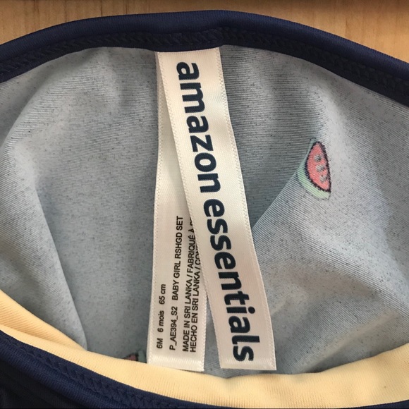 Infant rash guard and bottoms RUNS SMALL - Picture 4 of 4